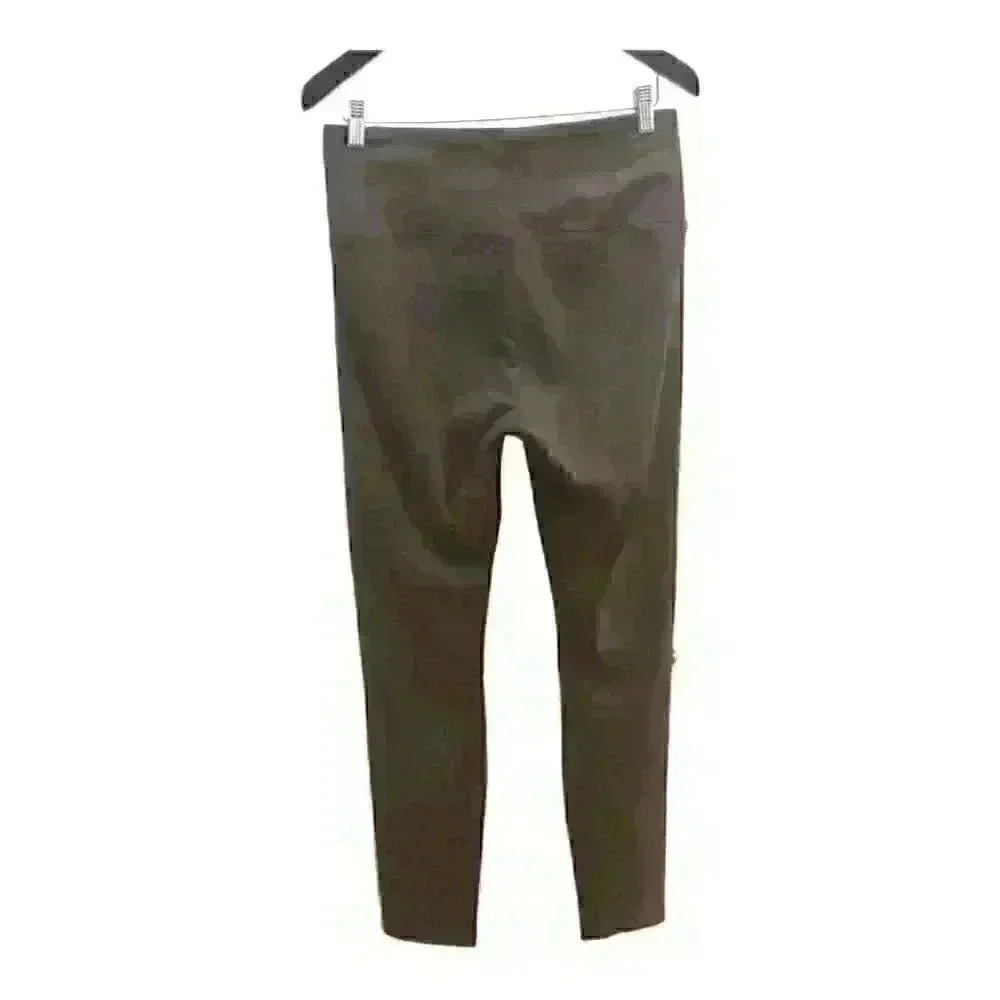 Hilary Radley  Legging Pull On Stretch Faux Suede High Waist Brown - Picture 3 of 10